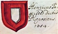 Wappen von Heinrich von Tegerfelden