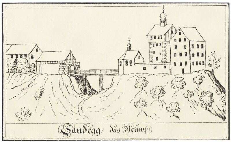 Datei:Schloss Sandegg um 1750.jpg