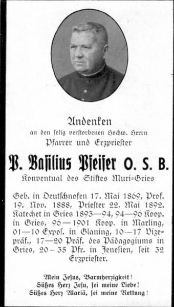 Datei:P. Basil Pfeider Sterbebild.jpg