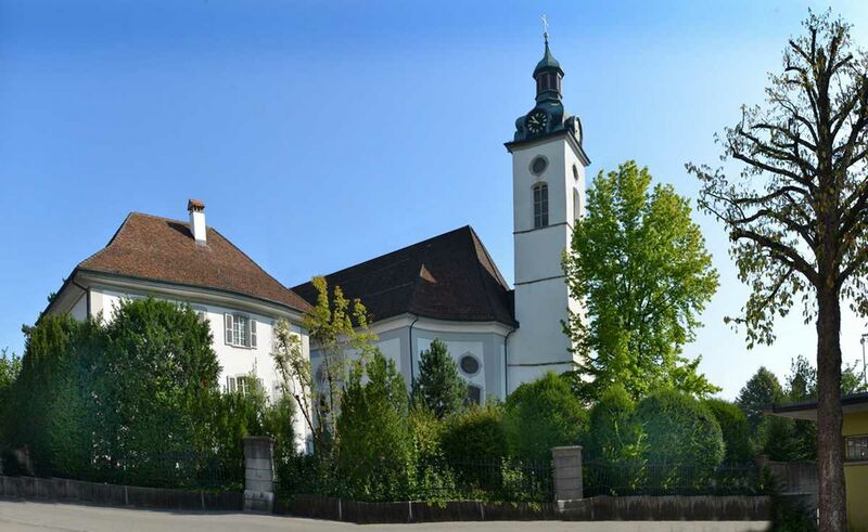Datei:Pfarrkirche St. Leonhard, Wohlen.jpg